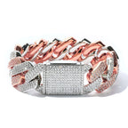 Iced Out Cuban Chain Necklace Stainless Steel 8-25MM
