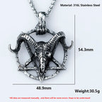 Viking Stainless Steel Pendant Necklace
