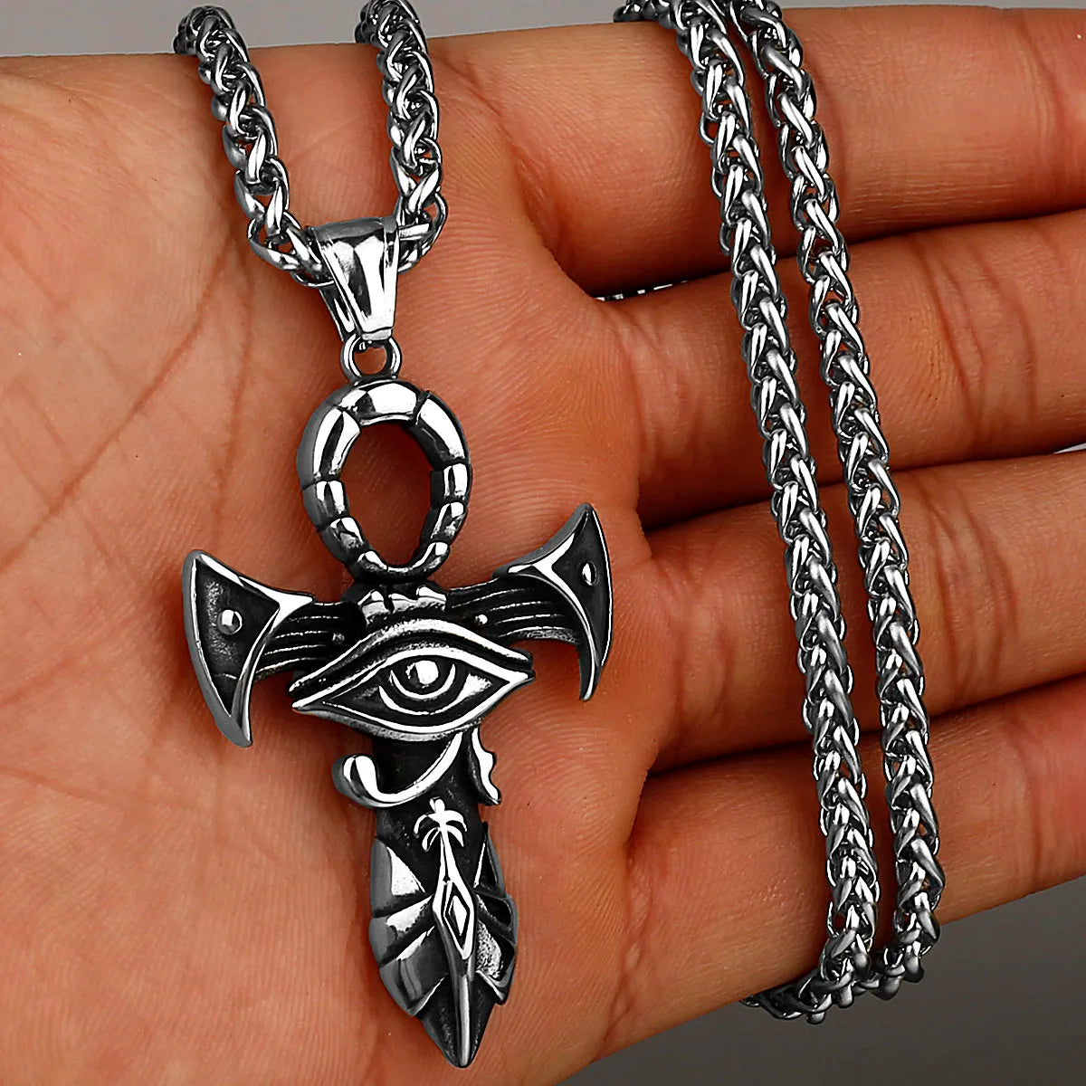 Minimal Pendant Necklace — Stainless Steel