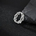 Irregular Thorns Star Ring — Stainless Steel