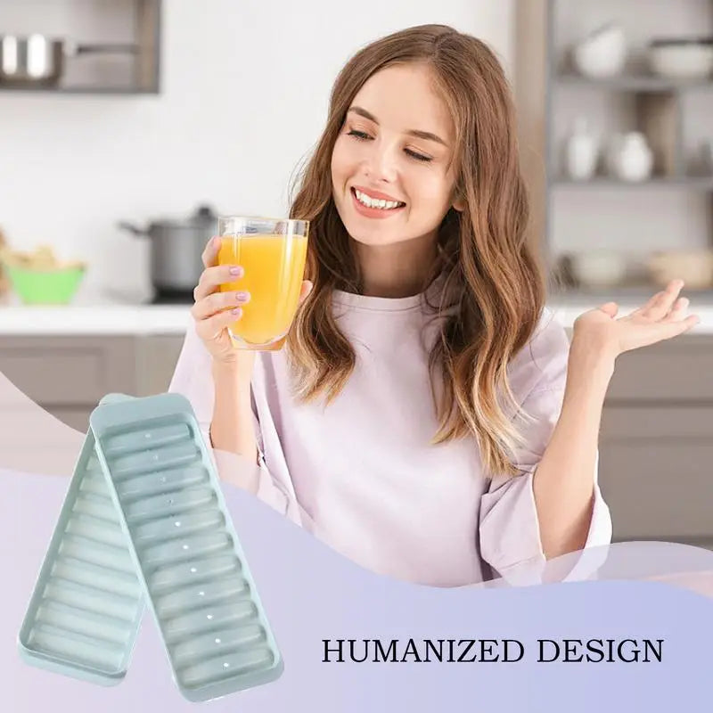 Small Ice Bars Maker With Lid Ice Tray Summer Iced Beverage Making Tools For Wine Juice Fruit Family Chilled Drink