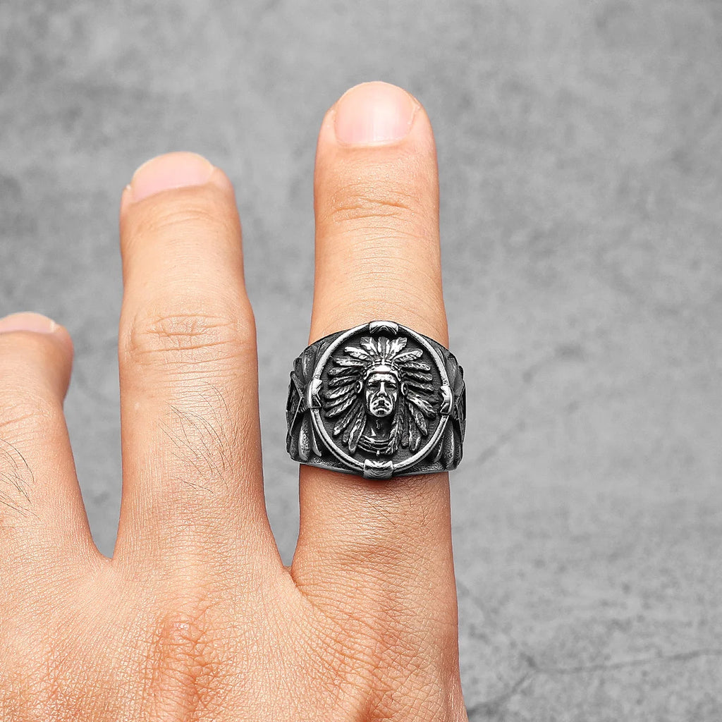 Punk Band Ring for Men and Women — Stainless Steel
