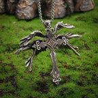 Seraph Warrior Pendant Necklace — Zinc Alloy