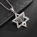 Star Steel Pendant Sparkly David Lconic Cultural