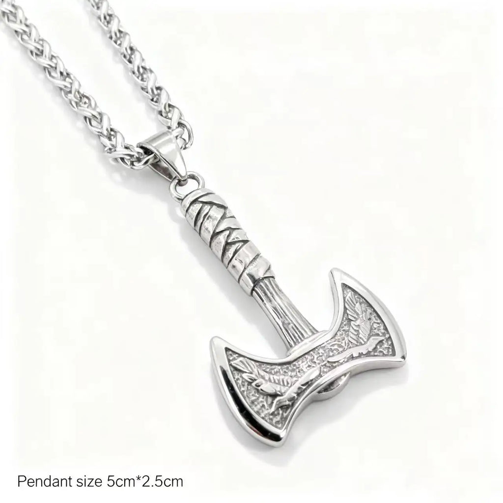Viking Steel Pendant 316L Spear Punk Style