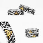 Masonic Eye Ring — Stainless Steel
