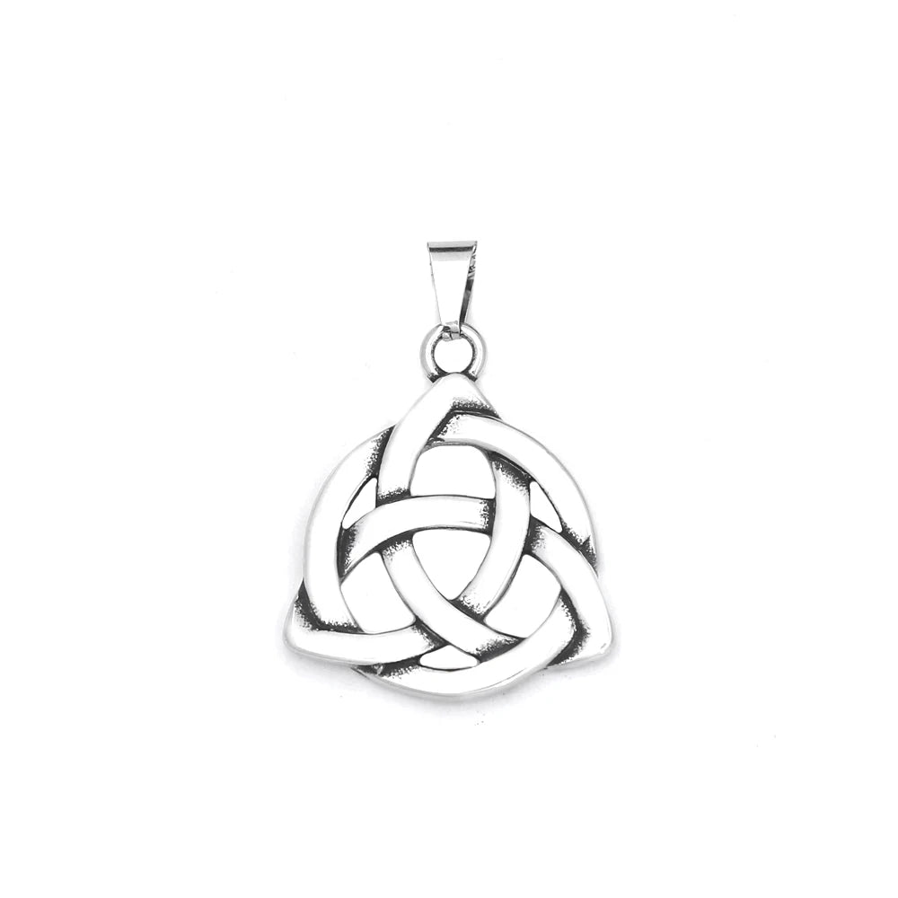 Triquetra Trinity Knot Pendant — Stainless