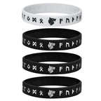 Viking Compass Silicone Bracelet 12mm