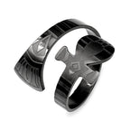 Egyptian Ankh Cross Key Of Life Adjustable Wrap Open Rings for Women Men Stainless Steel Finger Ring Amulet Protection
