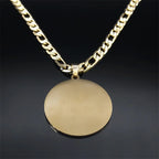 Yin Yang Pendant Necklace for Men Stainless Steel Gold Color Chinese Taoism Ba Gua Taichi Sign Necklaces Jewelry Gifts