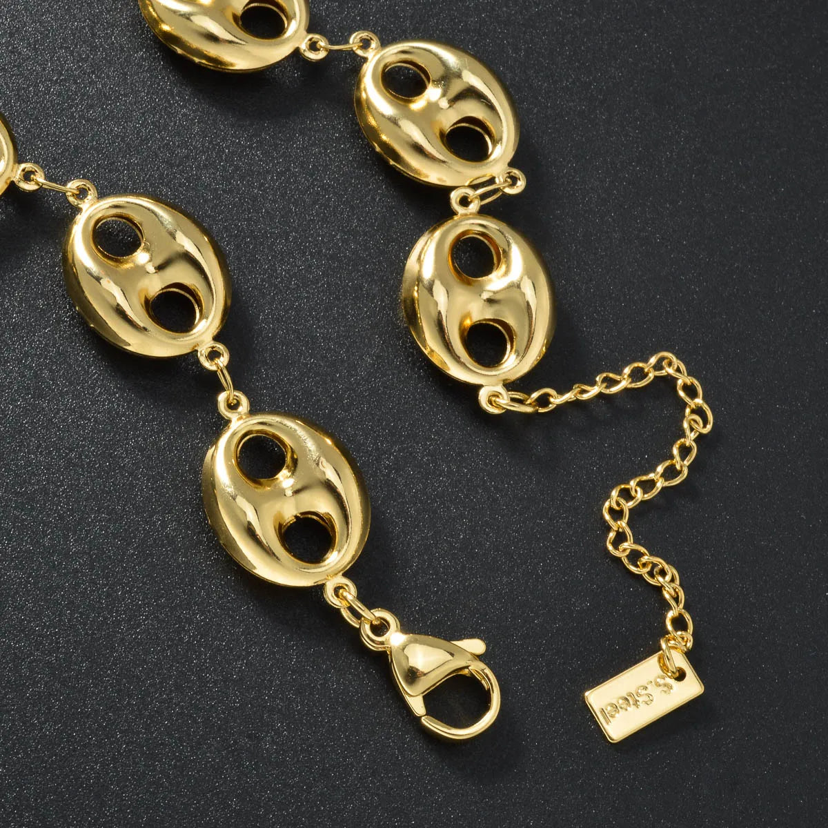 ‌Cuban Link Chain Necklace 5mm Stainless Steel Jewelry for Men Silver Gold Hip Hop Unisex Chains Durable Everyday Gift