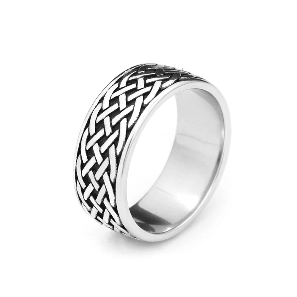 Viking Knot Ring — Stainless Steel