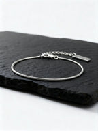 Two-Tone Snake Chain Bracelet — Stainless Steel