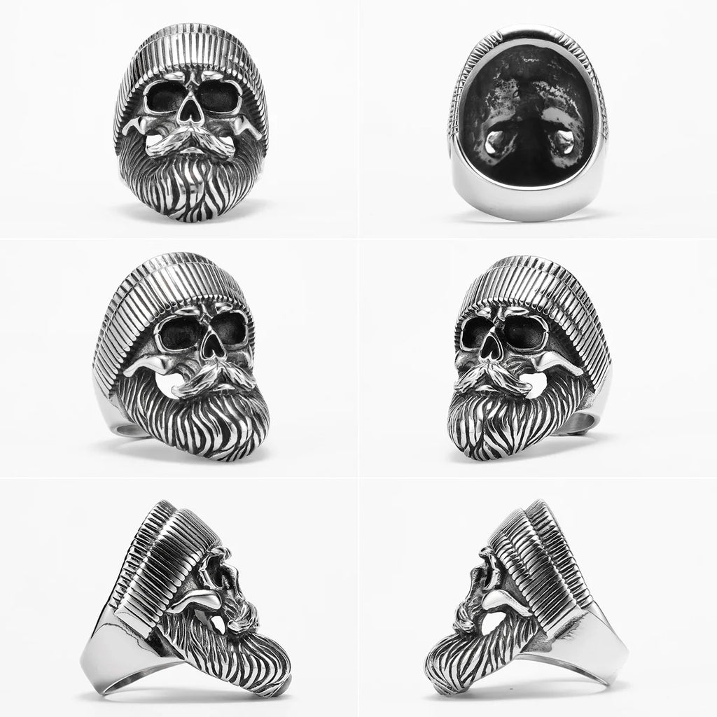 Skull Rider Ring — Stainless Steel