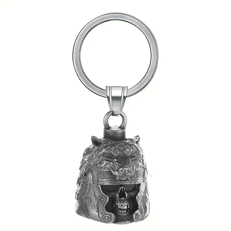 Norse Gods Odin Celtic Knot Motorcycle Bell Necklace Men's Punk Riding Rock Lucky Exorcism Amulet Jewelry