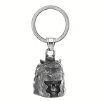 Norse Gods Odin Celtic Knot Motorcycle Bell Necklace Men's Punk Riding Rock Lucky Exorcism Amulet Jewelry