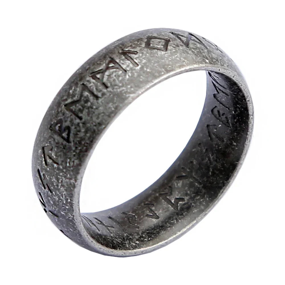 Viking Valknut Rune Amulet Ring — Stainless Steel