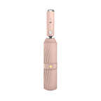 3 in 1 Sun Protection Umbrella with Fan USB Rechargeable Automatic Folding UV Umbrella Portable Sun Travel Umbrella for
