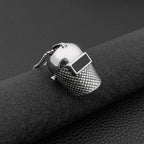 Spartan Helmet Pendant Necklace — Stainless Steel