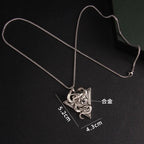 Skull Steel Pendant European American Snake Wrapped