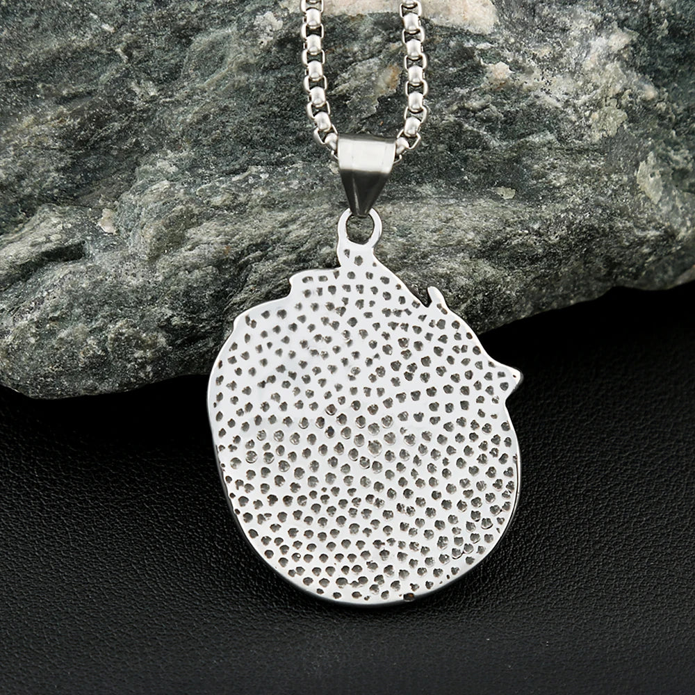 Dragon Celtic Knot Pendant — Stainless Steel