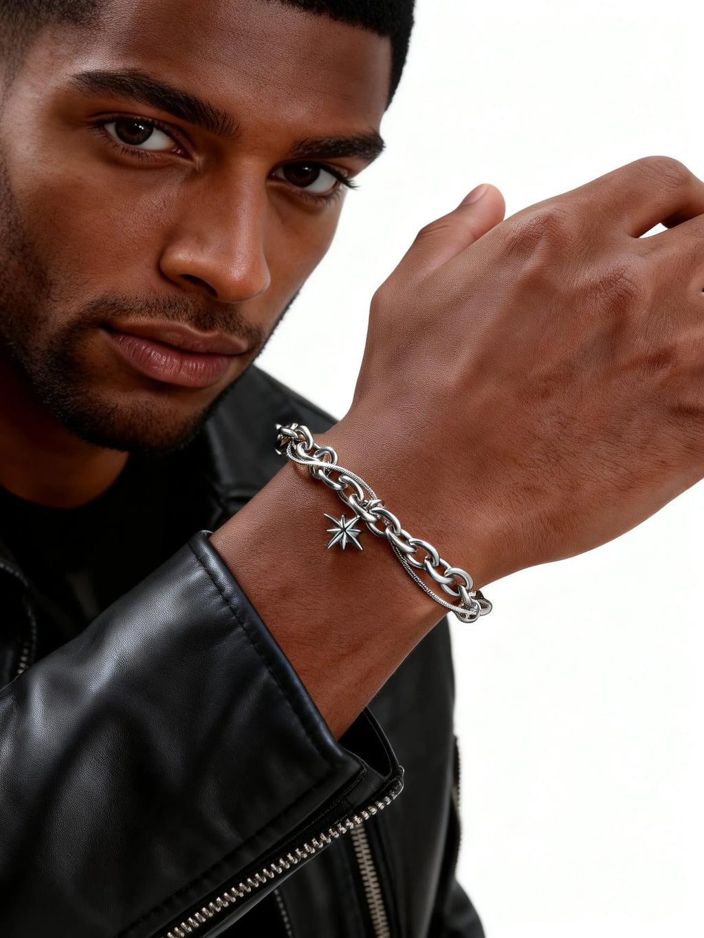 Star Chain Bracelet — Stainless Steel