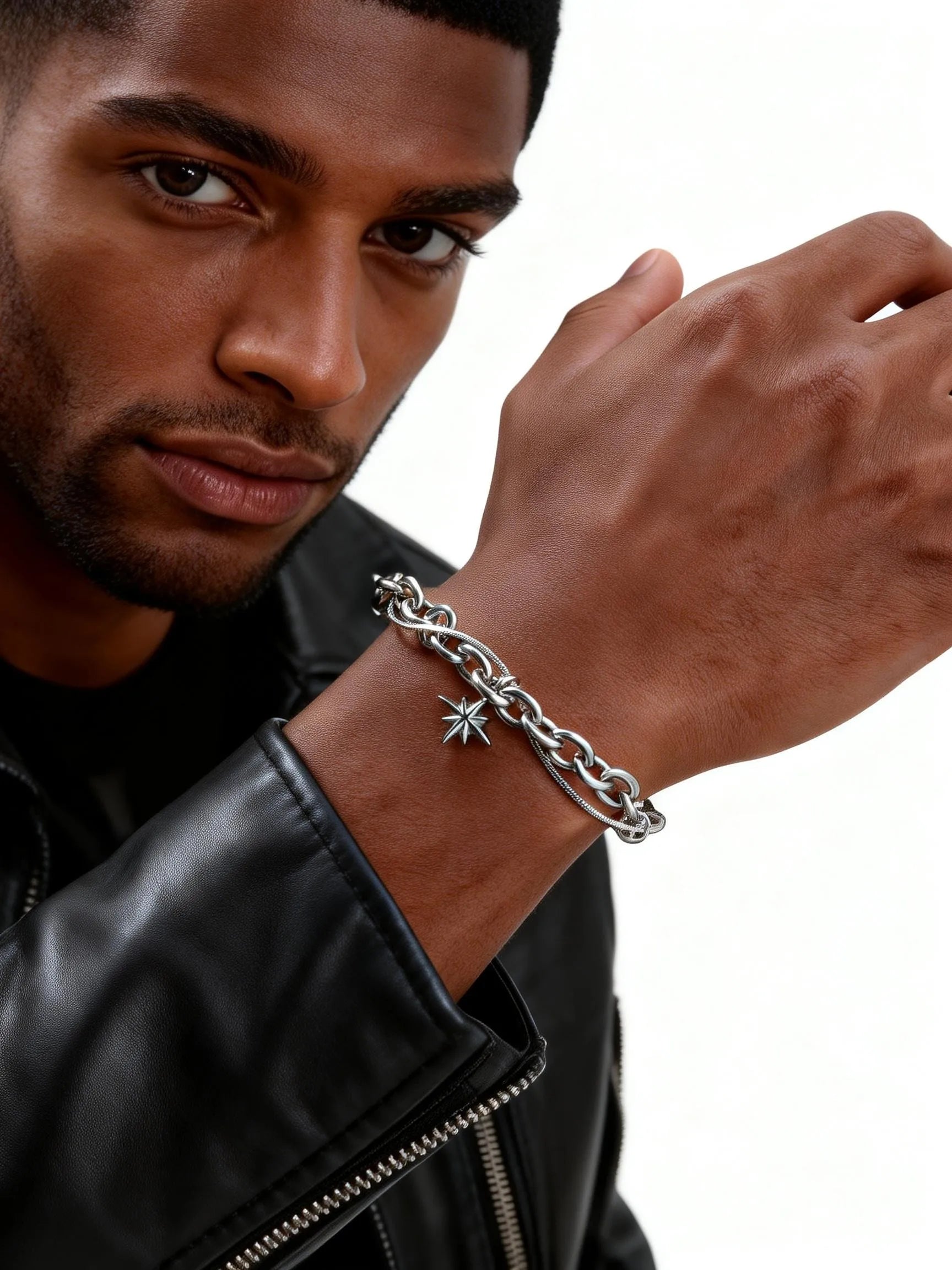 Star Chain Bracelet — Stainless Steel