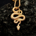 Snake Pendant — Stainless Steel