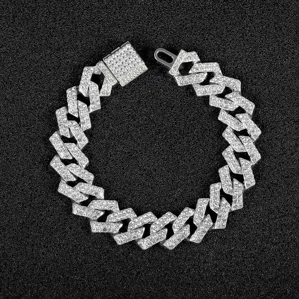 Iced Out Cuban Chain Set — 16mm