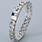 Classic 12MM Cuban Link Chain Bracelet for Man Waterproof Stainless Steel Men's Bracelets Wrist Hand Jewelry Boys Gifts