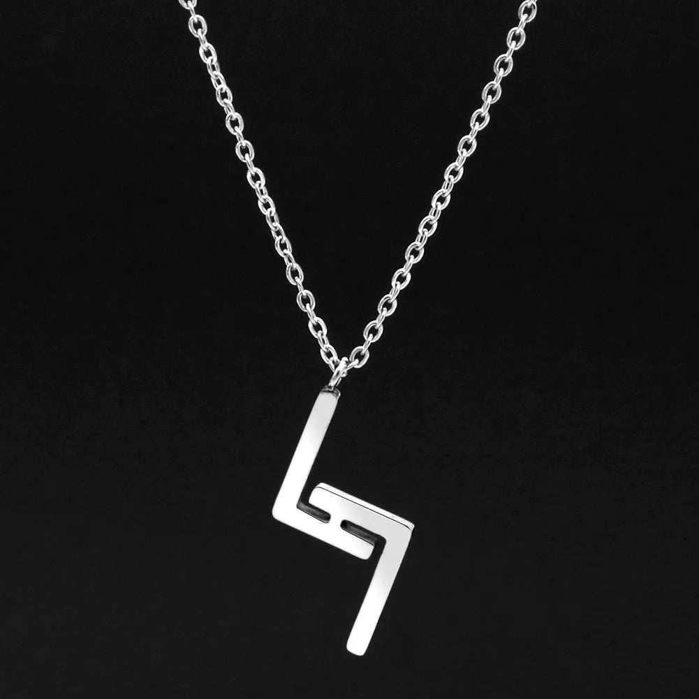 Viking Rune Layering Necklace — Minimal