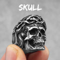 Religion Jesus Skull Ring — Stainless Steel