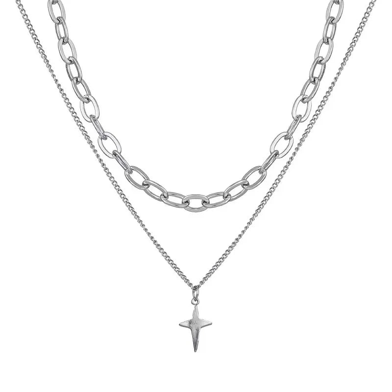 Star Silver Necklace