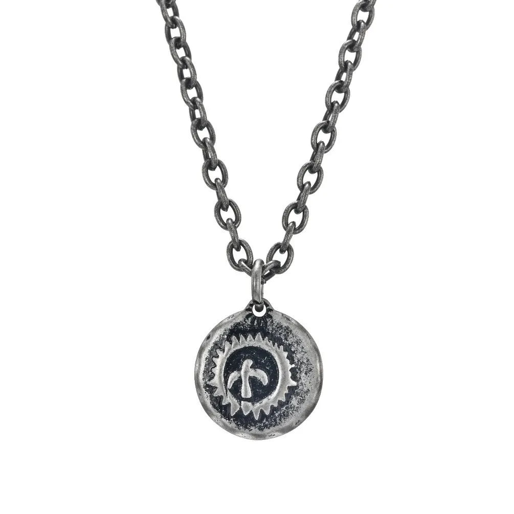 Takahashi Flying Bird Geometric Pendants Titanium Steel Unisex Hip Hop Versatile Necklaces Fashion Jewelry