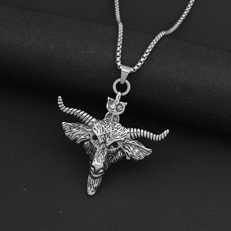 Star Steel Pendant Retro Night Street