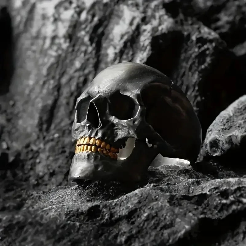 Skull Ring — Stainless Steel Vintage Gothic