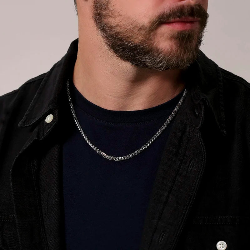 Franco Chain Necklace 3mm — Stainless Steel