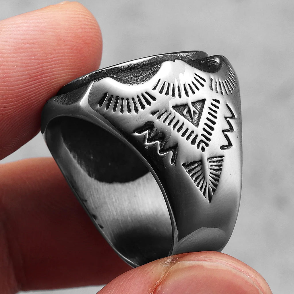 Retro Skull Ring — Stainless Steel
