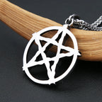 Star Steel Pendant Vintage David Punk Pentagram