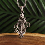 Seraph Warrior Pendant Necklace — Zinc Alloy