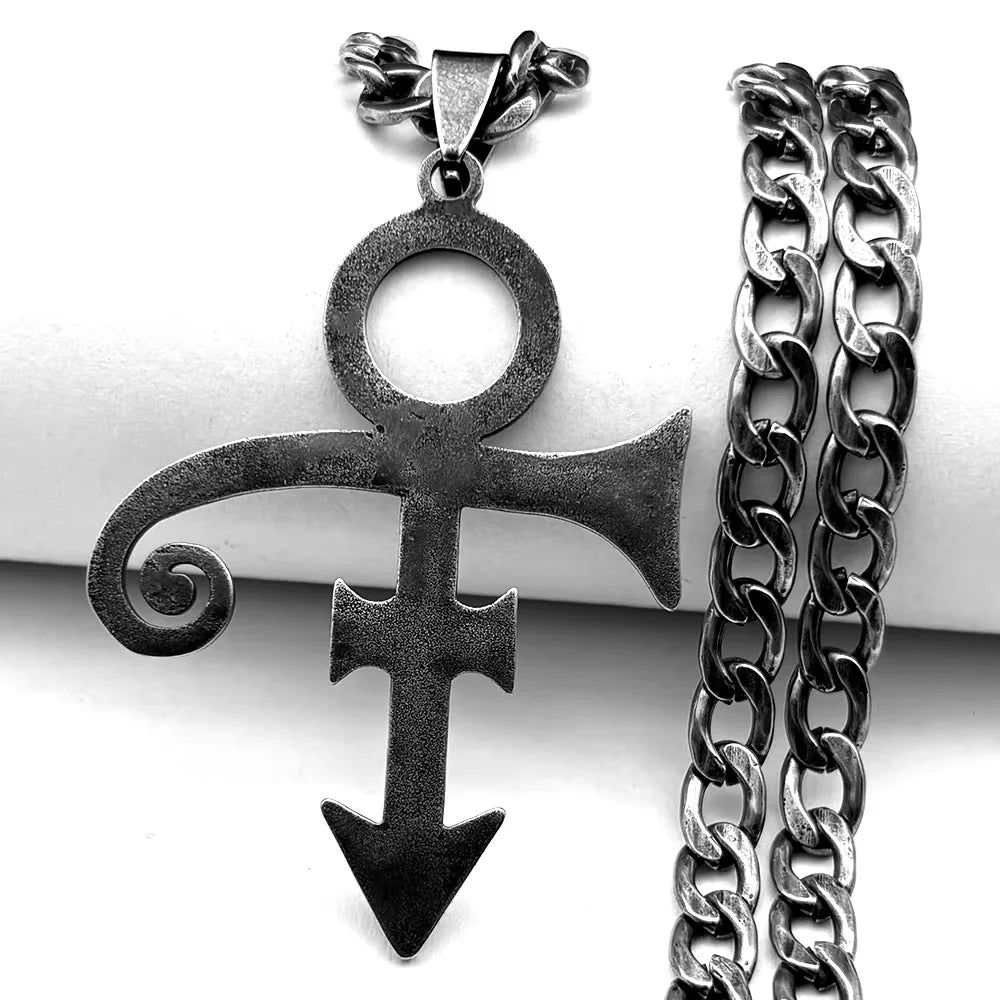 Minimal Love Symbol Necklace — Stainless