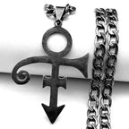 Minimal Love Symbol Necklace — Stainless