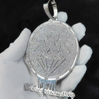 Letter Pendant Necklace Stainless Steel