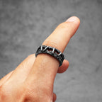 Suture Ring Stainless Steel Retro
