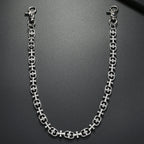Punk Rock Cross Wallet Chain Necklace — Zinc Alloy