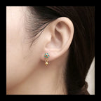 Flower Stud Earrings — Stainless Steel