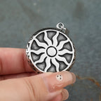 Sun God Pendant Necklace — Stainless Steel