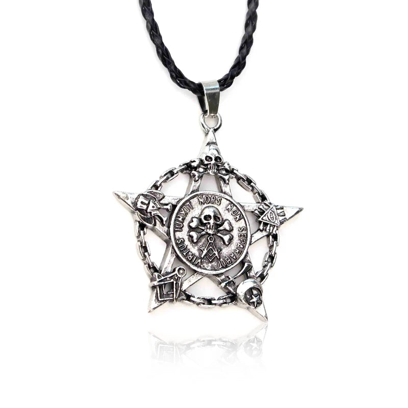 Movie Accessories Akg Pirates Of The Caribbean Aztec Gold Color Coin Necklace Retro Skull Pendant Punk Hip Hop Necklace