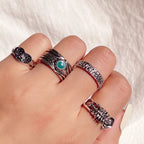 New Design Skull Crow Skull Ring Woodpecker Bird Men's Ring Punk Stylish Jewelry