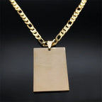 Poker King Spades Hearts K Pendant Necklace for Men Women Stainless Steel Gold Color Hip Hop Punk Necklaces Jewelry N7434S05